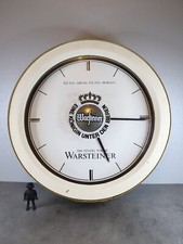 Horloge mural publicitaire Rare, Bière WARSTEINER. 