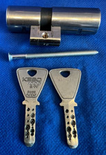 KESO ASSA ABLOY 1000 Cylindre de porte double Serrure avec 2 clé Swiss 42x32