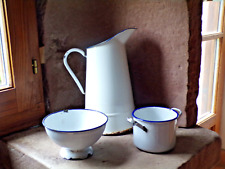 Ancien Broc,Tasse, bol en émail,cuisine d'antan,chalet,décoration,XXe siècle