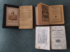 3 PETITS LIVRES RELIGION CATHOLIQUE - PAROISSIEN ROMAIN - PRIERES CANTIQUES
