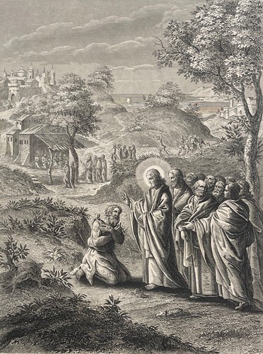 Jésus christ guérison dix - de,