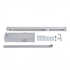 Ferme-porte à bras glissière - force 3 - TS 80 EN 3 - gris RAL 9006 DORMAKABA