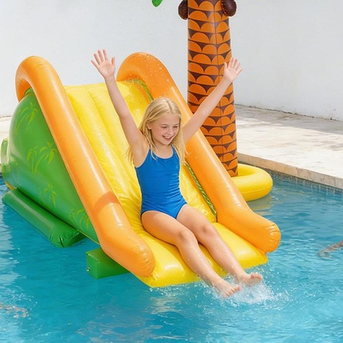 Toboggan gonflable portable