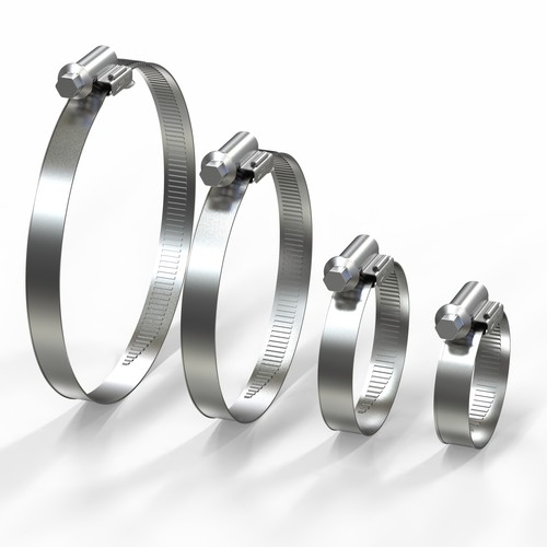 Collier durit acier inox - collier,