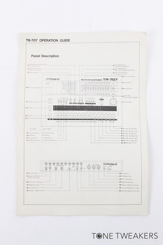 Roland 707 operation - roland, guide