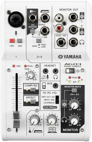 Yamaha webcasting mixer - mixer, audio