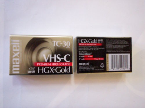 Cassettes camescope vhs c - cassettes,