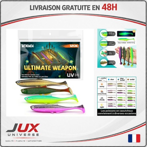 Leurres souples brochet - 12, cm