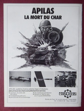 5/1983 PUB MANURHIN APILAS ARME ANTICHAR ANTI TANK WEAPON ORIGINAL FRENCH AD