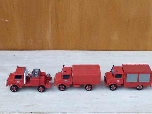 Mercedes unimog pompiers - unimog, 1/50