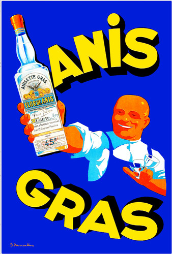 Affiche poster anis gras - ,