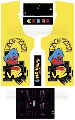 Stickers pacman borne - pacman, d'arcade