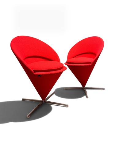 Paire fauteuils cone chair - paire,