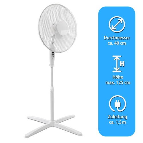 Ventilateur sur pied 40cm - pied,