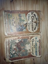 lot 2 vieux livres elzear Blaze. LE CHASSEUR AU CHIEN COURANT / ARRET en l etat