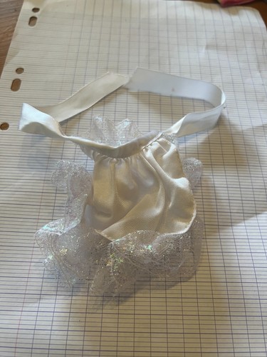 Tablier blanc pour poupee - blanc,