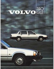▄▀▄ Brochure VOLVO 740 GLE (1984) Français ▄▀▄