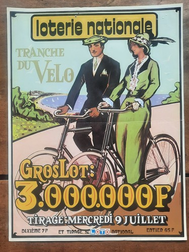 Affiche originale loterie - affiche,