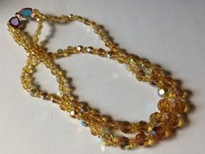 Ancien collier 2 rangs perles