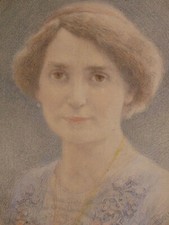 Julien Léon BOURDON (1880-1946) Dessin 1914 Portrait de femme Fernand Cormon 