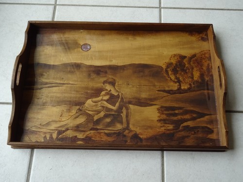 Ancien plateau art déco - ancien,