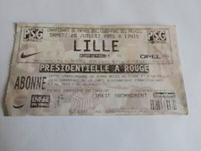 Ticket / billet   PSG -