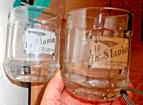 Lot chope verre publicitaire - 2,