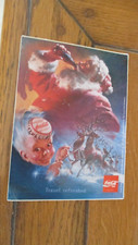 sticker vintage Père Noël Coca-Cola 10 cm / 13,5 cm