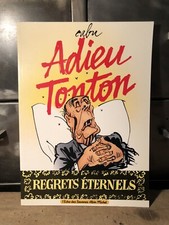 Livre Cabu - Adieu Tonton - Regrets Éternels - Albin Michel - 1992