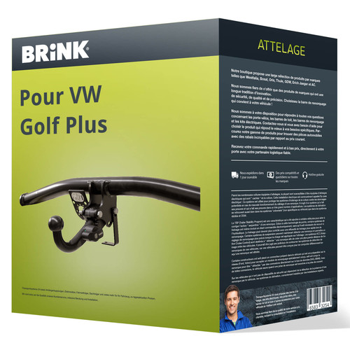 Attelage pour golf plus - pour,