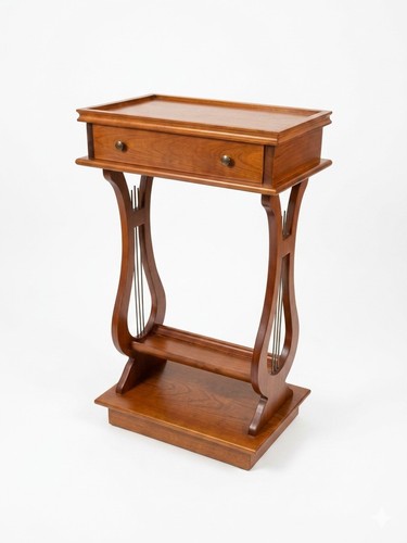 Table chevet lyre - table, de