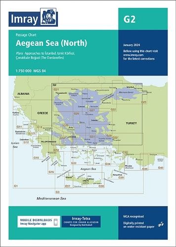 Imray series aegean sea - imray, g2
