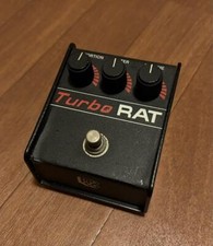 Pédale d'effets pour guitare ProCo Turbo RAT Distortion Fuzz Over Drive batte...