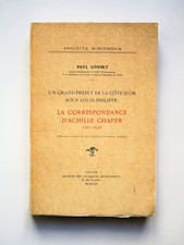 CORRESPONDANCE D'ACHILLE