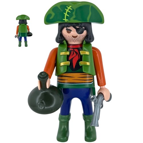 Playmobil figurine pirate - , vert