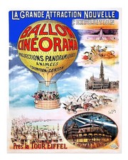 Affiche publicitaire ballon