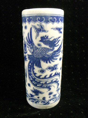 Ancien pot a pinceau - ancien,