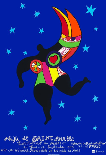 Niki saint phalle affiche - niki,