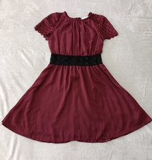Robe Mango rouge Dentelle