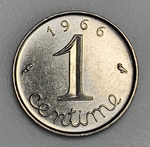 1966 france centime - 1966,