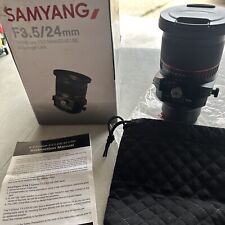 Objectif 24mm Tilt-shift f/3,5 décentrement Monture Fuji X  Samyang