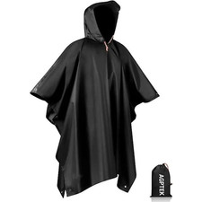Poncho pluie imperméable noir - pluie,