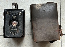 Appareil photo ancien camera BOX TENGOR ZEISS IKON  Lens Goerz frontar + ETUI
