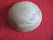 ART DECO - Vasque pâte de verre Marmoréen  pour suspension - signée Mulaty. LYON