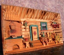 TABLEAU APPLIQUE en bois