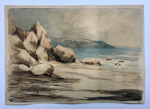 Aquarelle ancienne signée