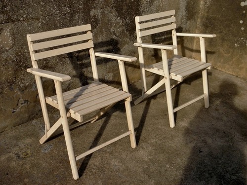 Paire fauteuils jardin - fauteuils,