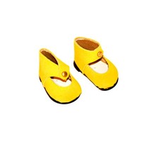 Poupée Marie-Françoise - chaussures jaunes - Modes et Travaux / Petitcollin