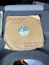 RARE DISQUE VINYLE 78 T Tours