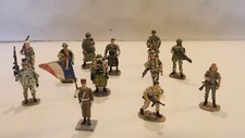  Lot de 12  soldats en plomb militaire 2iem  REP Hachette